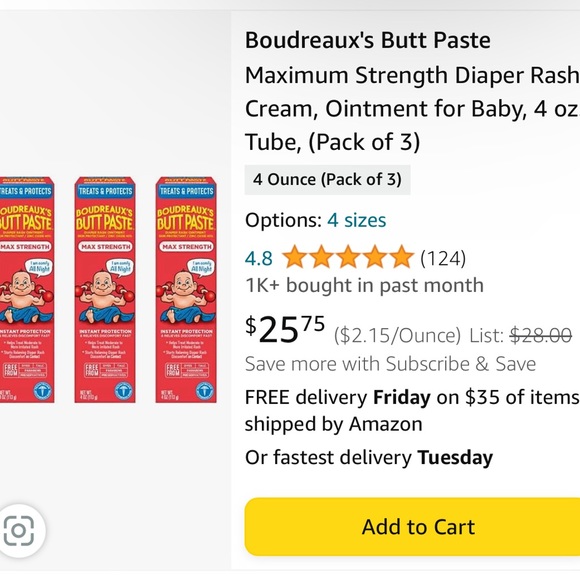 Boudreaux’s buttpaste three pack 4oz - Picture 2 of 2